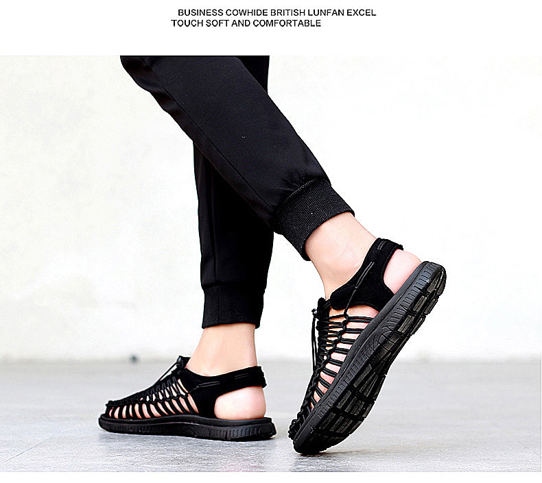 Gothic Style Sandals / Unisex Breathable Comfortable Quality Shoes / Rave Outfits - HARD'N'HEAVY