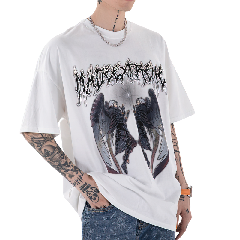 Gothic Style T-Shirt for Men and Women / Casual Loose Top for Everybody - HARD'N'HEAVY