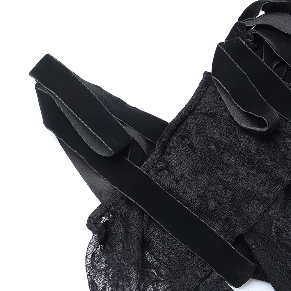 Gothic Style Women's Camis / Elegant Female Lace Camis / Aesthetic Women's Black Camis - HARD'N'HEAVY
