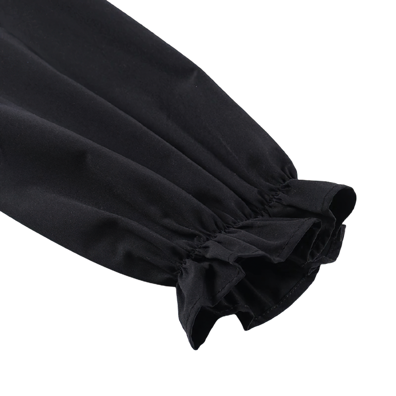 Gothic Vintage Black Dress For Women / High Waist Dress / Alternative Fashion - HARD'N'HEAVY