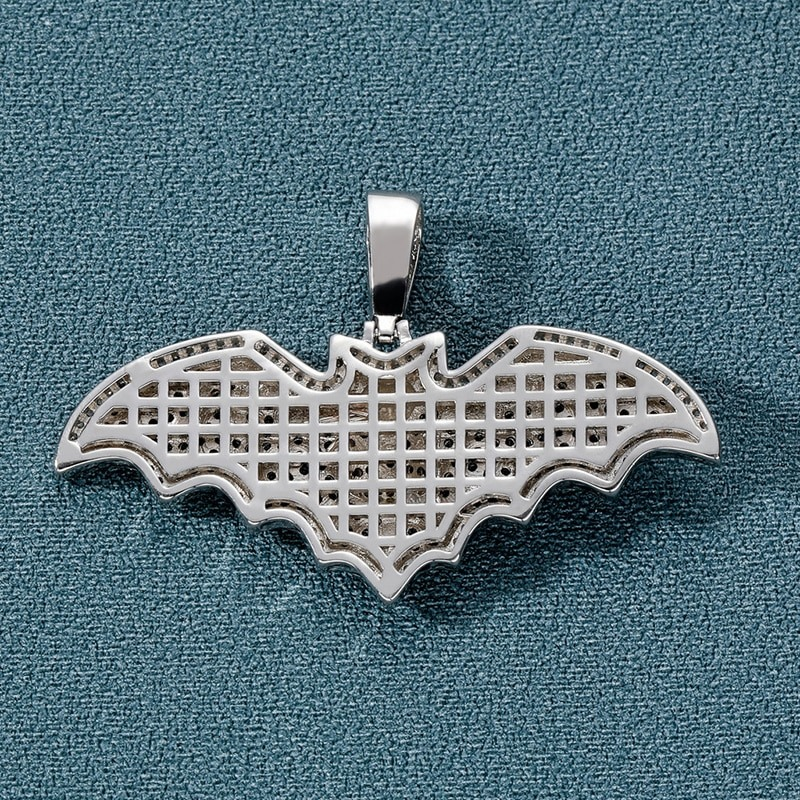 Gothic Zircon Bat Pendant / Punk Rock Motorcycle Jewelry / Pendant for Men and Women - HARD'N'HEAVY