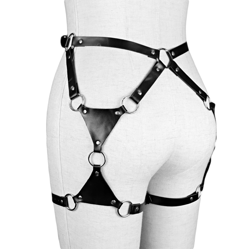 Gotic Sexy Body Harness / Women's Erotic Garters with Belt / Female Accessories - HARD'N'HEAVY