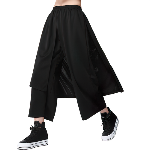 Pantalones de mujer de cintura alta a la moda/pantalones femeninos elásticos de marea hasta el tobillo