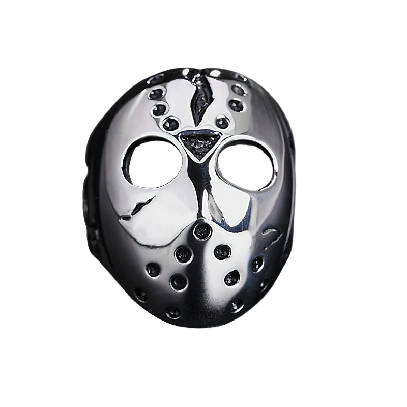 Jason Mask Ring For Men And Women / Unisex Stainless Steel Jewelry / Alternative Fashion - HARD'N'HEAVY