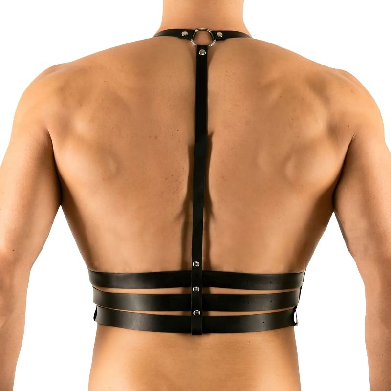 Leather Belt Body Harness for Men / Punk Rave Adjustable Belts / Sexy Adult Accessories - HARD'N'HEAVY