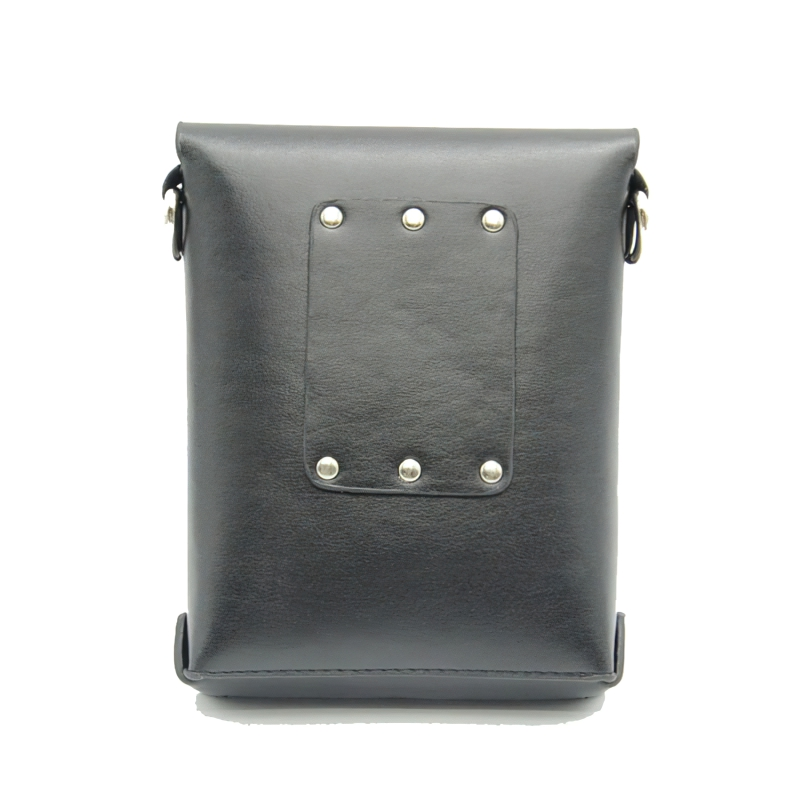Leather Handbag of Rivet with Skull in Punk Style / Fashion Gothic Mini Crossbody Shoulder Bags - HARD'N'HEAVY
