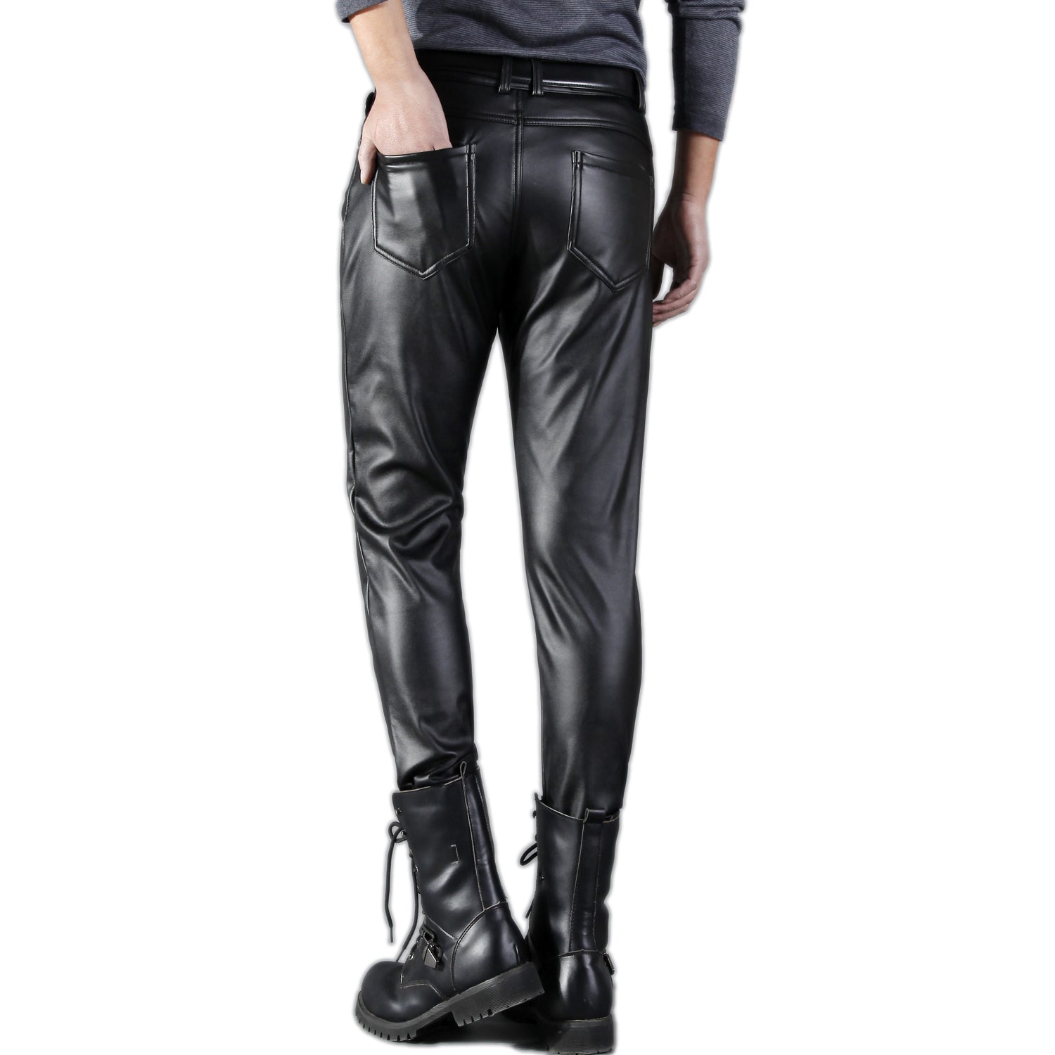 Leather Pants For Men / Spring & Summer Goth Pants / Alternative Fashion - HARD'N'HEAVY