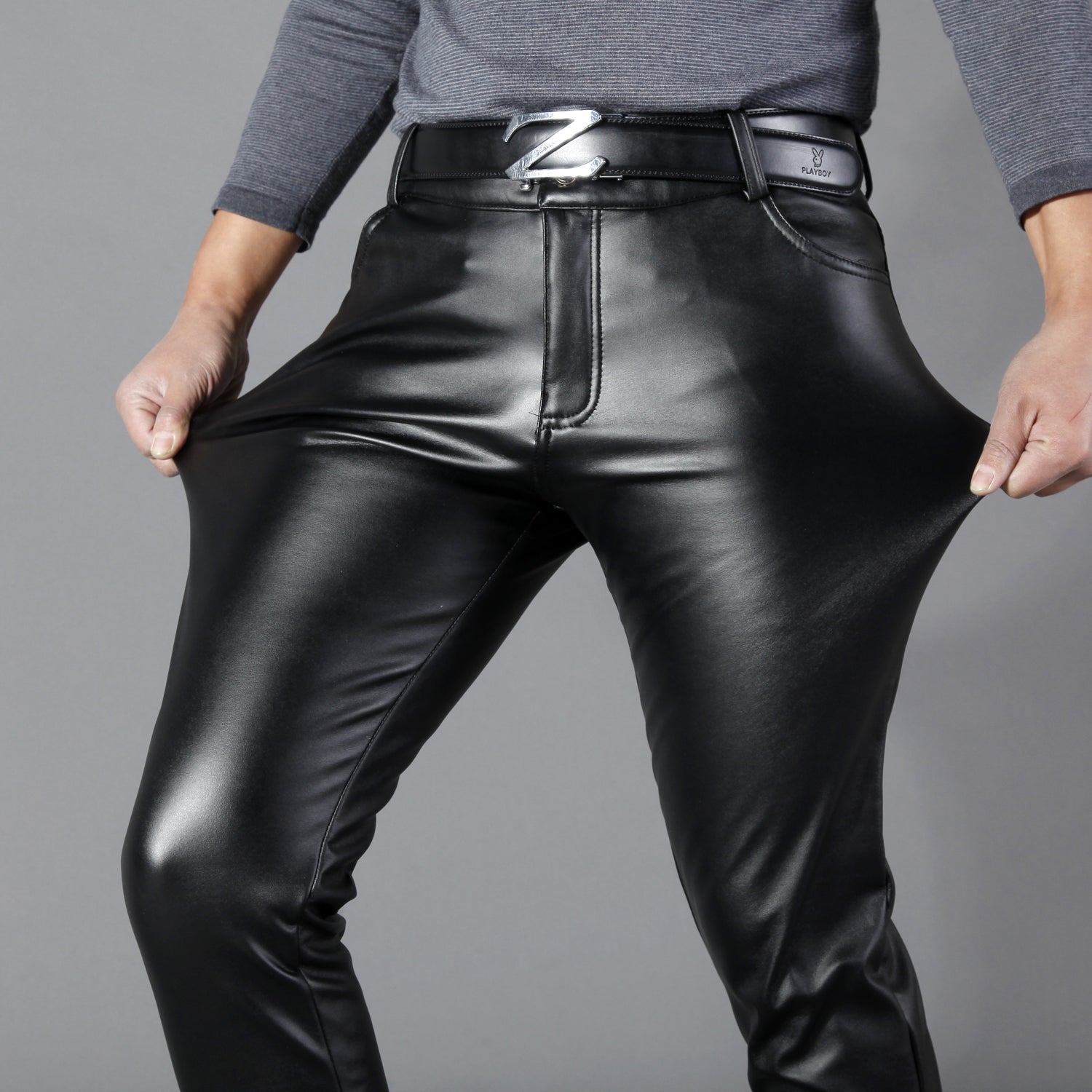 Leather Pants For Men / Spring & Summer Goth Pants / Alternative Fashion - HARD'N'HEAVY
