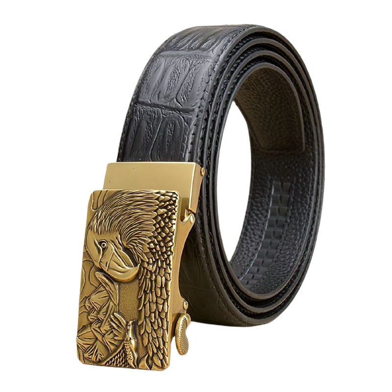 Eagle Design Genuine Belt for Mens / Automatic Buckle Belt - HARD'N'HEAVY