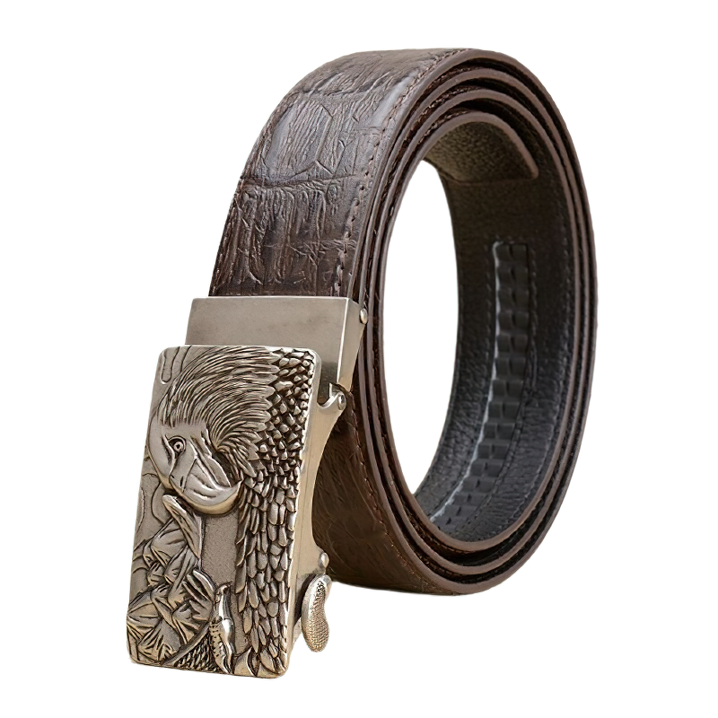 Eagle Design Genuine Belt for Mens / Automatic Buckle Belt - HARD'N'HEAVY