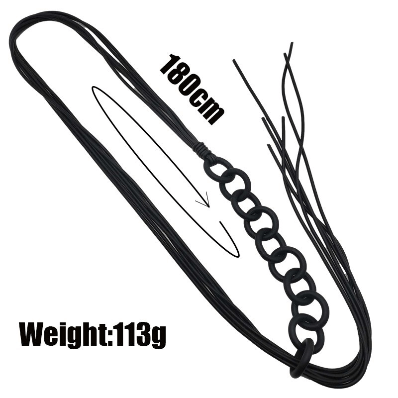 Elegant handmade long black rubber necklace for women, 180cm, perfect gothic accessory to enhance your style.