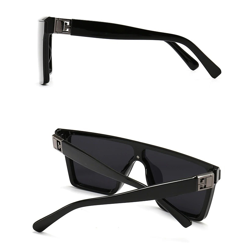 Stylish oversized square vintage sunglasses with a sleek resin frame, perfect for elevating your accessory game!