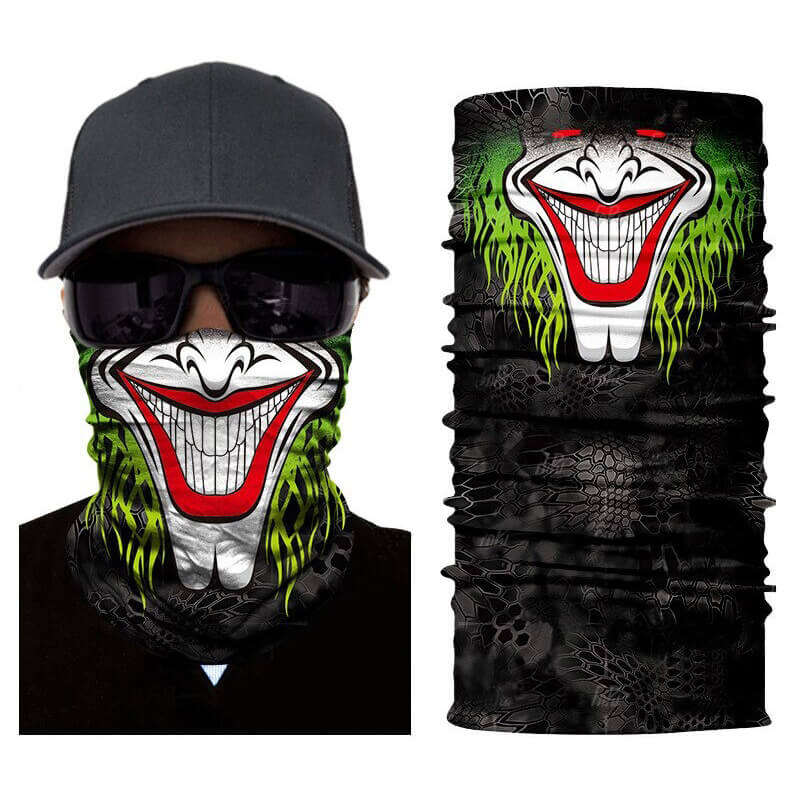 Magic Scarf-Balaclava for Neck / Ghost Skull Face Cover / Biker Bandanas Headwear #14 - HARD'N'HEAVY