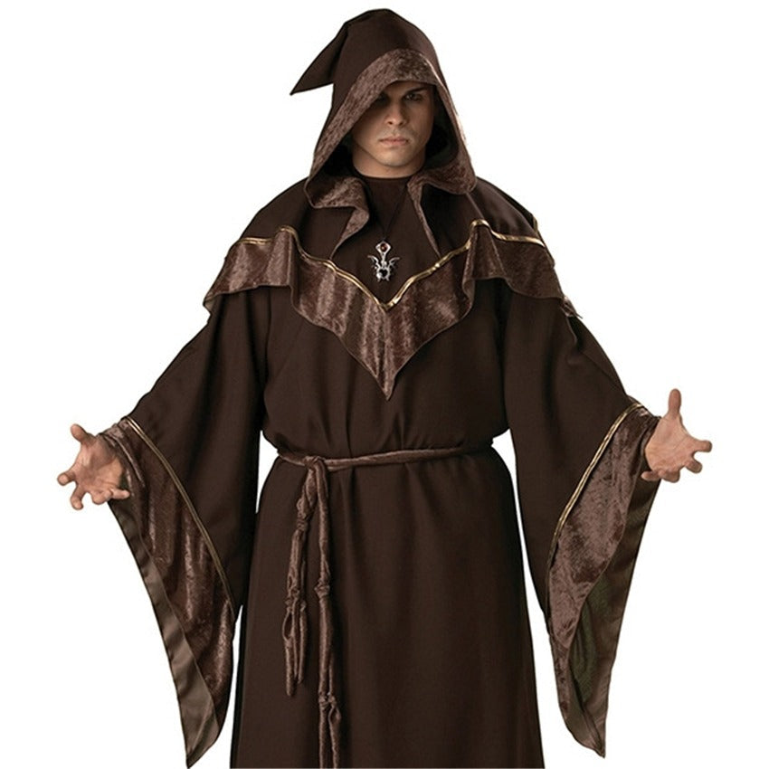 Medieval Wizard Cosplay Halloween Costumes for Men and Women / Mage Uniform Costume - HARD'N'HEAVY