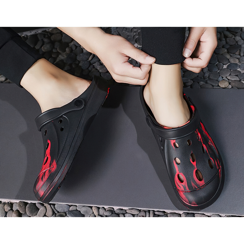 Men's Beach EVA Sandals In Three Variants / Breathable Rubber Clogs / Male Garden Slippers - HARD'N'HEAVY