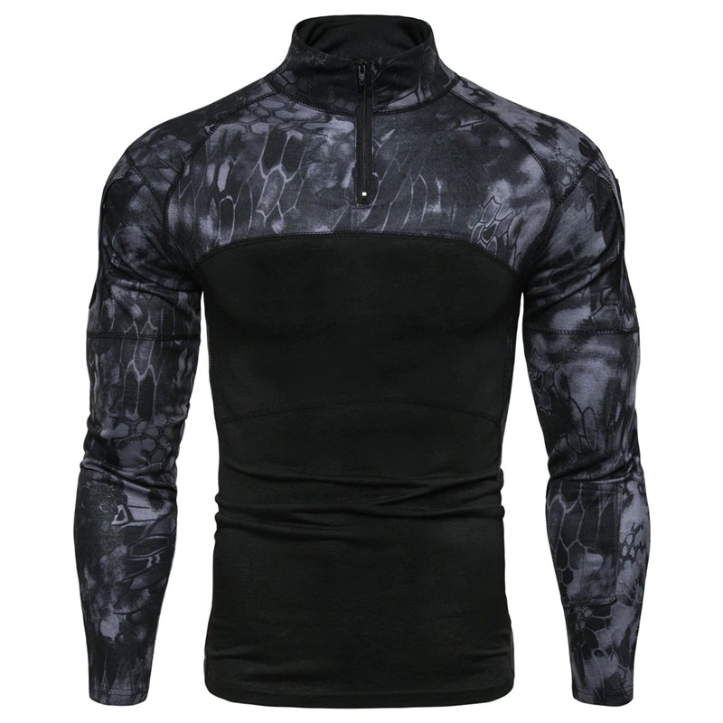 Men's Camouflage Tactical Military Sweatshirt / Combat Clothing