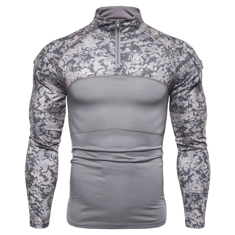 Men's Camouflage Tactical Military Sweatshirt / Combat Clothing / Alternative Fashion - HARD'N'HEAVY