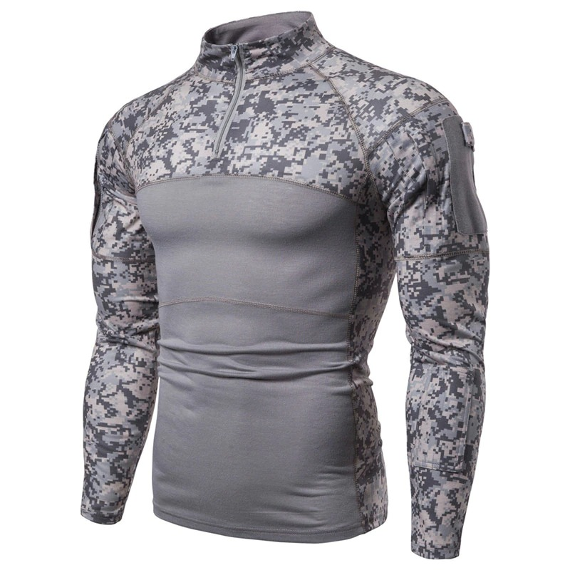 Men's Camouflage Tactical Military Sweatshirt / Combat Clothing / Alternative Fashion - HARD'N'HEAVY
