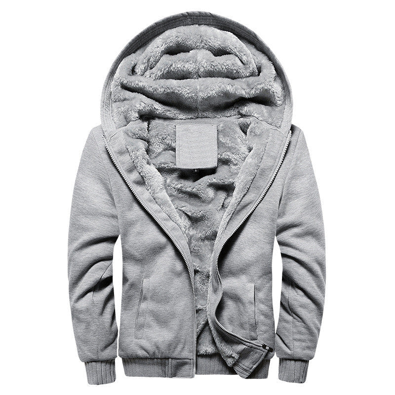 Men's Fashion Brand Sweatshirts / Winter Zipper Thicken Hoodies Sweatshirt - HARD'N'HEAVY