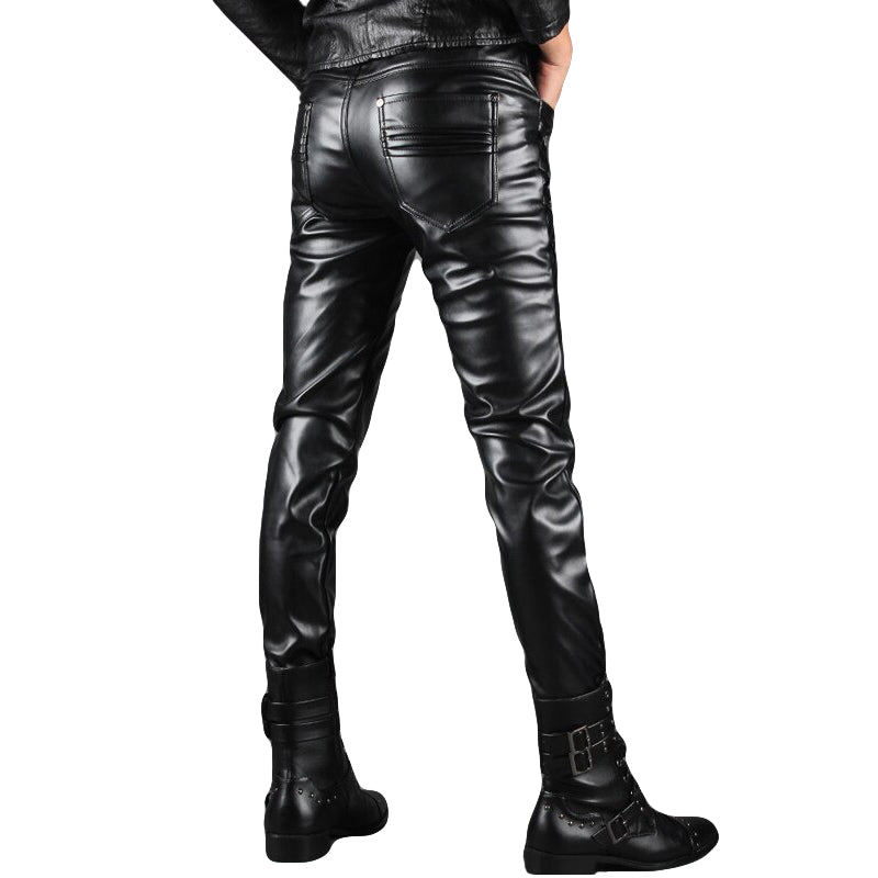 Men's Faux Leather Pants / Rock Stage Show Clothing in Alternative Fashion - HARD'N'HEAVY