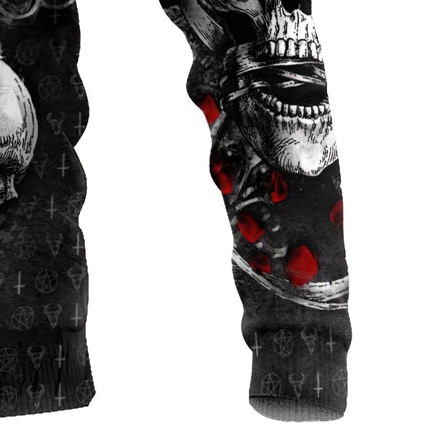 Men's Hoodie Sweatshirt / Rock Style 3D Printing / Male Gothic Fashion - HARD'N'HEAVY