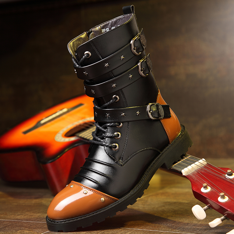 Men's Gothic, Rock and Steampunk Boots - Stylish Footwear