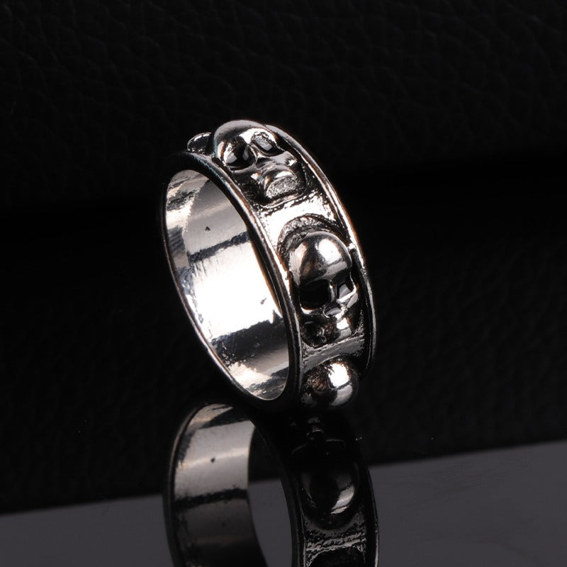 Men's Punk Skull Ring / Men & Women Alternative Fashion Gothic Jewelry / Cool rings #2 - HARD'N'HEAVY