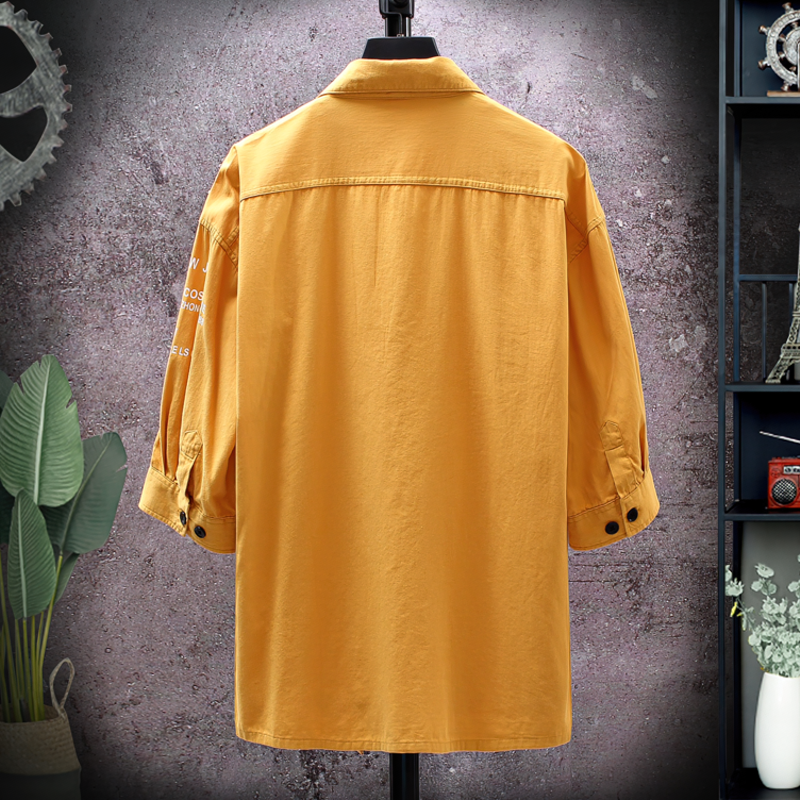 Men's Solid Military Short Sleeves Shirt / Cotton Breathable Chemise / Male Army Shirt - HARD'N'HEAVY