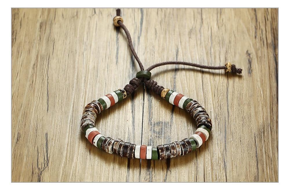 Natural stone beaded bracelet for men and women, adjustable length with multicolor beads, perfect for casual wear.