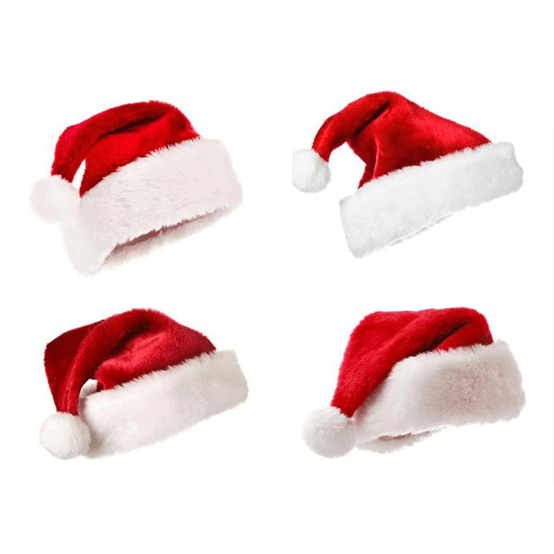 New Year Thick Plush Christmas Hat / Santa Claus Accessories For Home - HARD'N'HEAVY