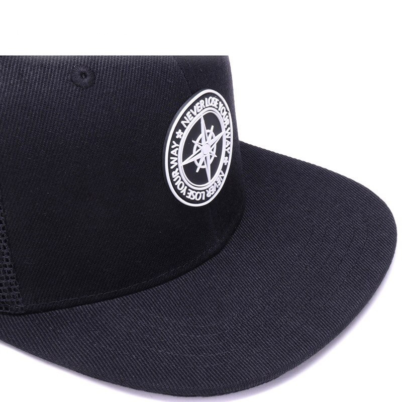 Original Black Baseball Caps for Men and Women / Cool Snapback Hats with bone mesh - HARD'N'HEAVY
