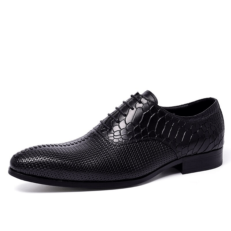 Original Design Men's Flat Shoes / Luxury Lace-up Leather Oxford Shoes / Fashion Footwear