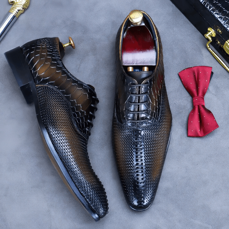 Original Design Men's Flat Shoes / Luxury Lace-up Leather Oxford Shoes / Fashion Footwear