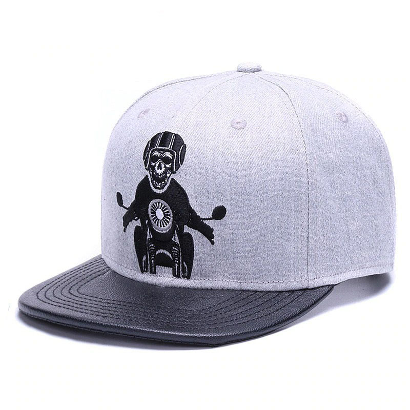 Original Skeleton Baseball Cap / Unisex Adjustable Snapback Hats / Punk Rock Style Caps - HARD'N'HEAVY