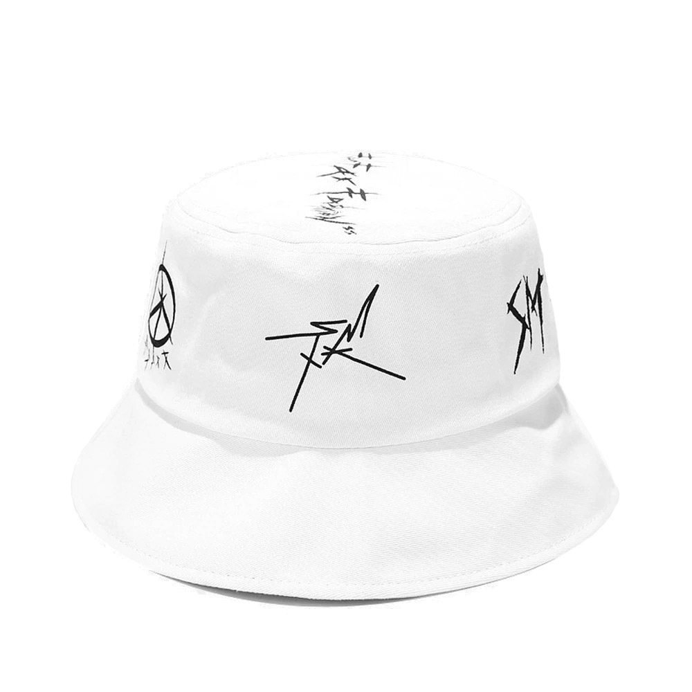 patchwork-graffiti-cotton-bucket-hat-for-men-and-women-casual-travel-foldable-panama
