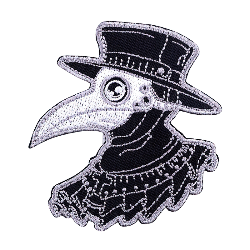 Plague Doctor Patch For Clothing / Accessory For Men And Women / Stylish Embroidery - HARD'N'HEAVY