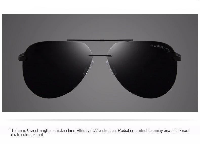 Polarized aluminum sunglasses with thick lenses for UV protection, perfect for alternative fashion styles.