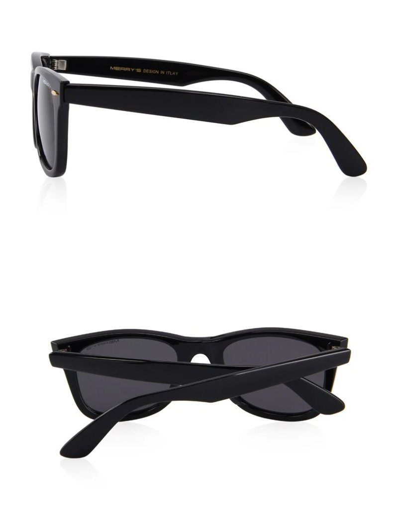 Classic retro polarized sunglasses with mirrored lenses and 100% UV protection, perfect for rock and gothic outfits.