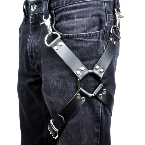 Arnés de cinturón de cuero Pu para usted/accesorios unisex de moda para ropa