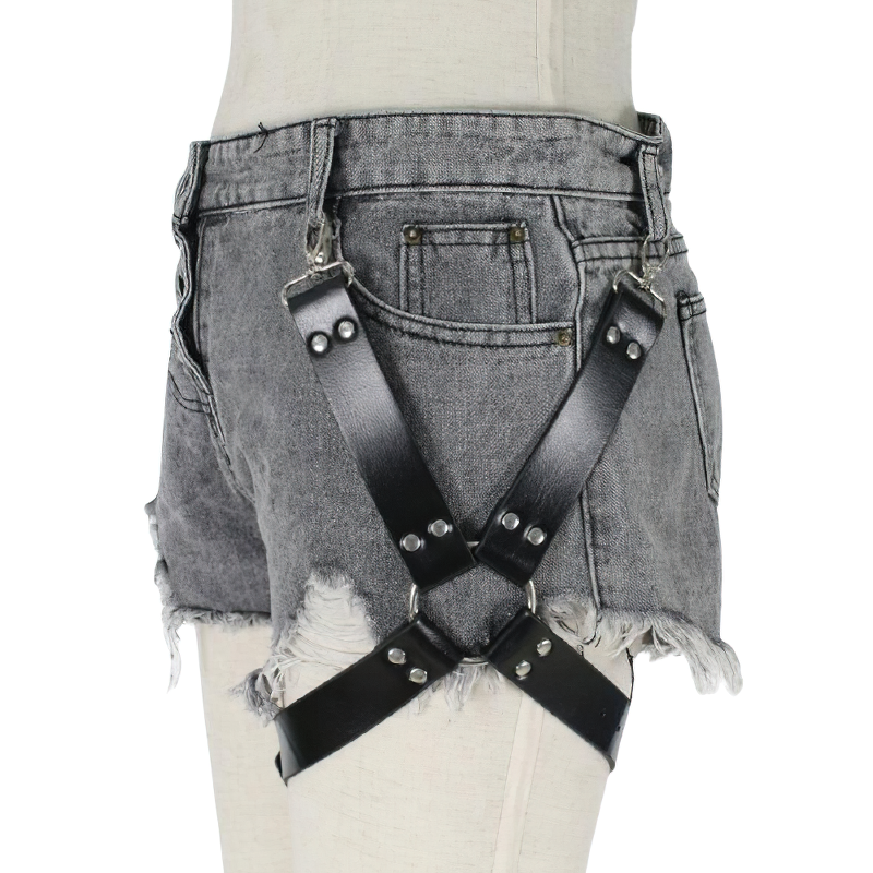 Pu Leather Belt Harness for You / Fashion Unisex Accessories for Clothing - HARD'N'HEAVY