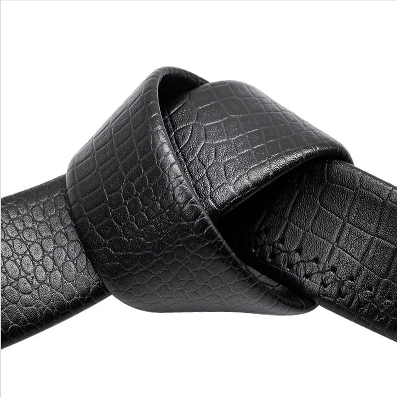 PU Leather Belt With 3D Metal Buckle / Rocker Unisex Belt With Automatic Scorpion Buckle - HARD'N'HEAVY