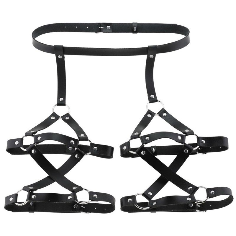 Leather Body Harness Collection Bold Edgy Fashion Accessories Hard