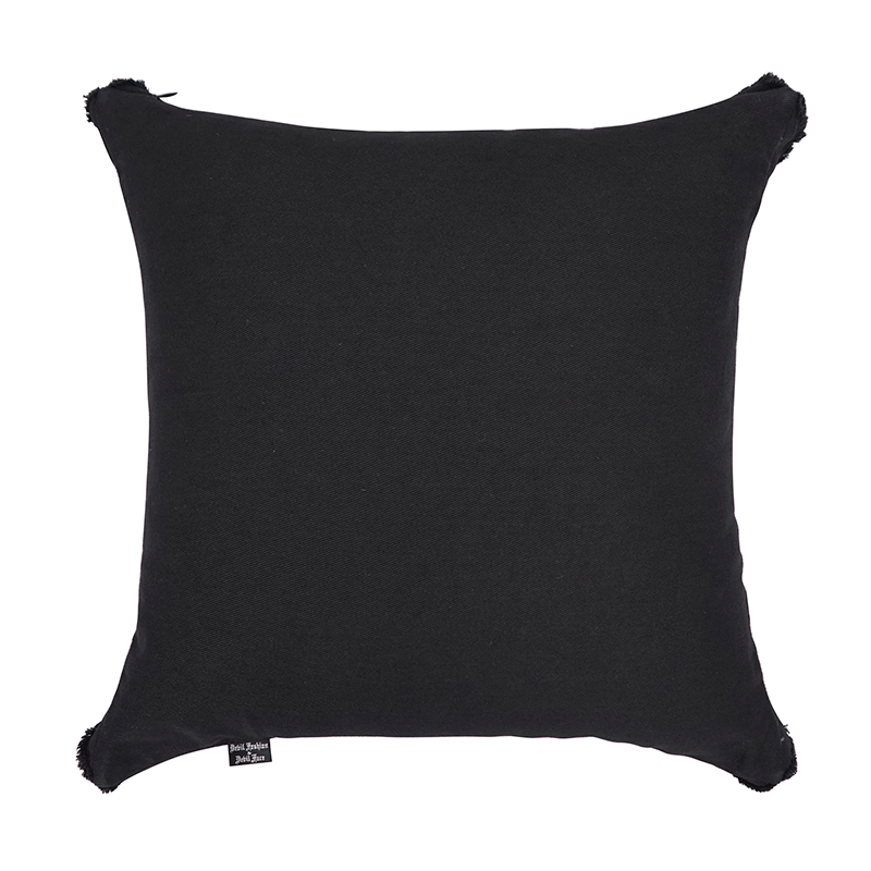 Punk Black and Red X-shaped Pillow / Vintage Decorative Pillow For the Home With Lacing - HARD'N'HEAVY