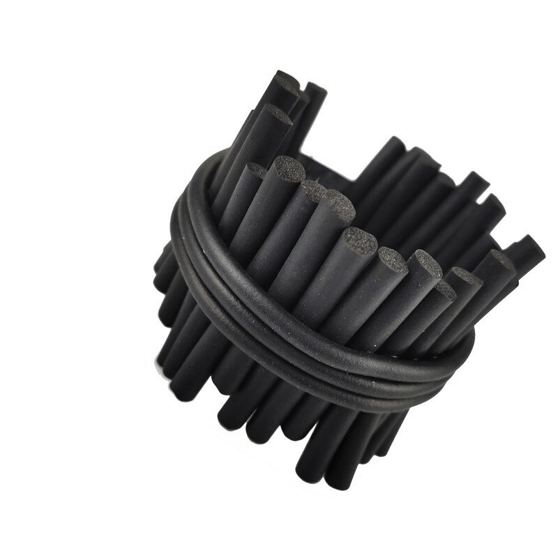 Handmade black rubber wide bracelet, modern punk style silicone bangle for women.