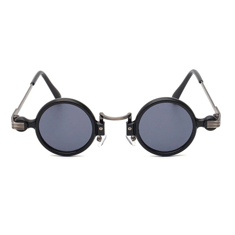 Punk Round Sunglasses for Men and Women / Vintage Glasses Fashion Shades - HARD'N'HEAVY