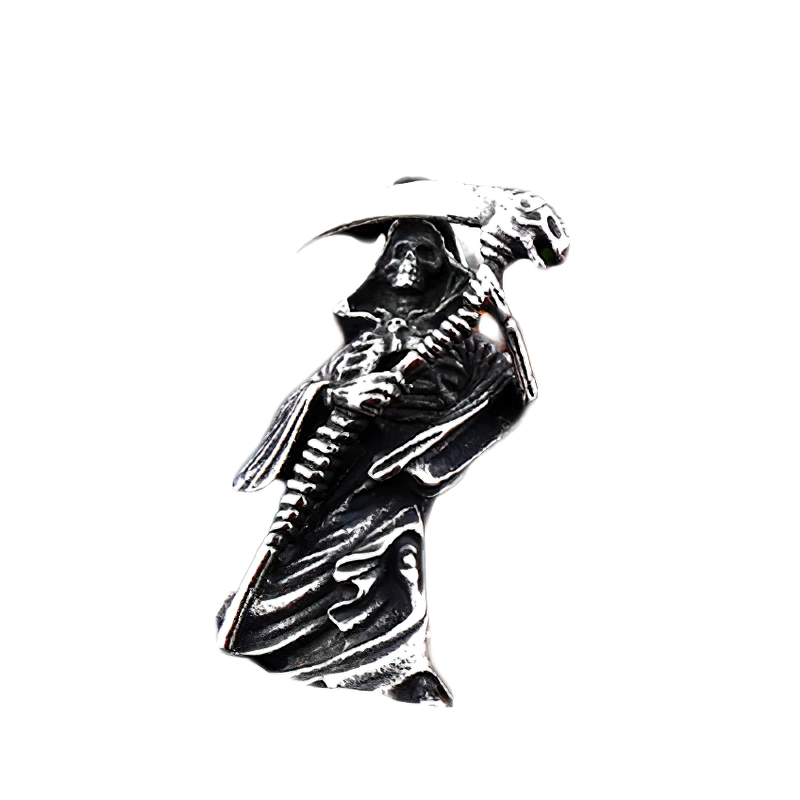 Gothic stainless steel pendant featuring a devil skull design, perfect for edgy women's jewelry.