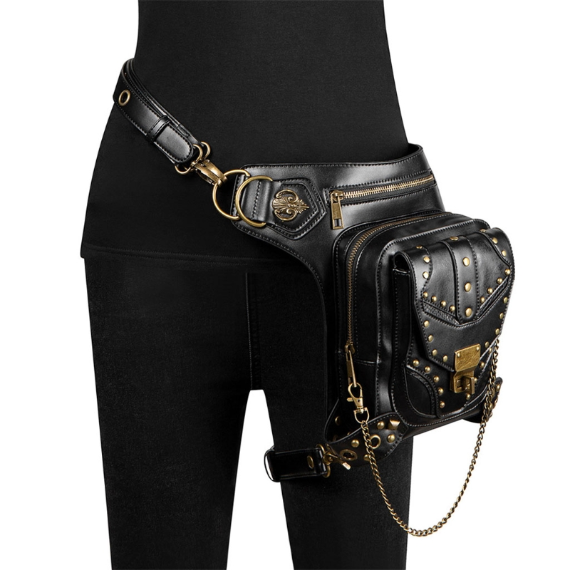 Retro Rock Bags / Steampunk Shoulder Bag in Alternative Fashion Accessories - HARD'N'HEAVY