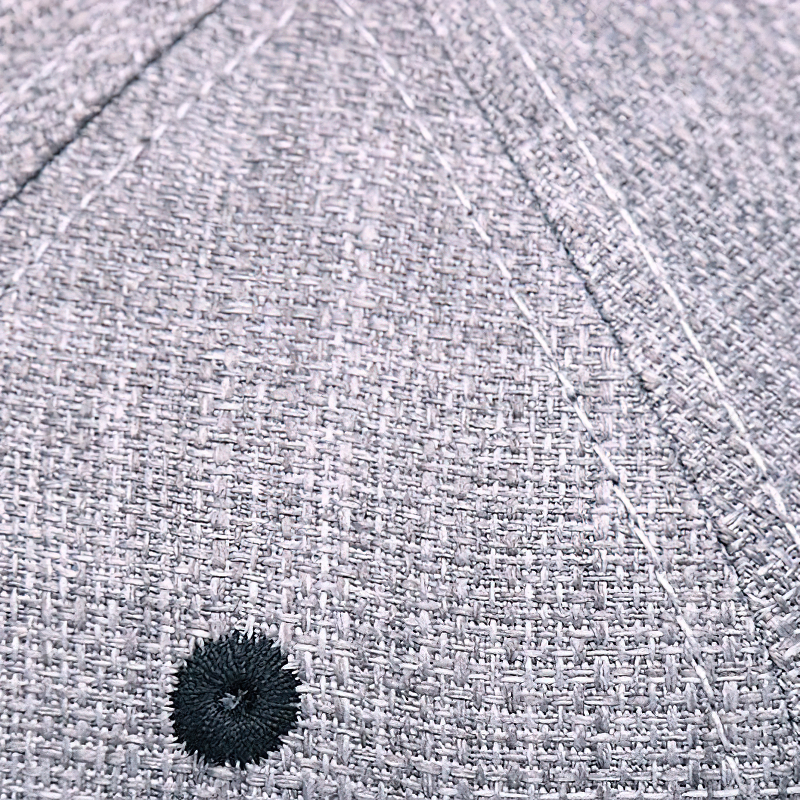 Close-up of the textured fabric on a Ride Hard Skull Baseball Cap showcasing its quality and detailing.