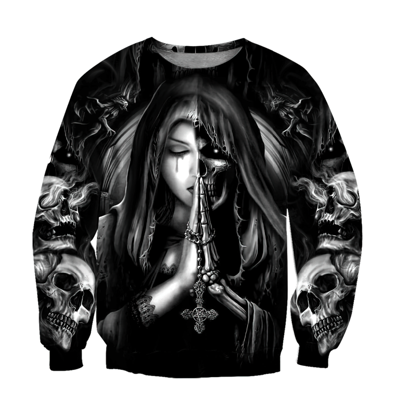 Rock Style 3D Printing Sweatshirt for Men / Men's Rock Alternative Apparel Fashion - HARD'N'HEAVY