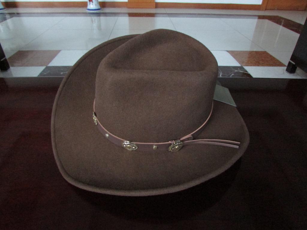 Rock Style Cowboy Hat /  Large-brimmed Woolen Hat / Wide Brim Cowboy / Vintage Clothing - HARD'N'HEAVY